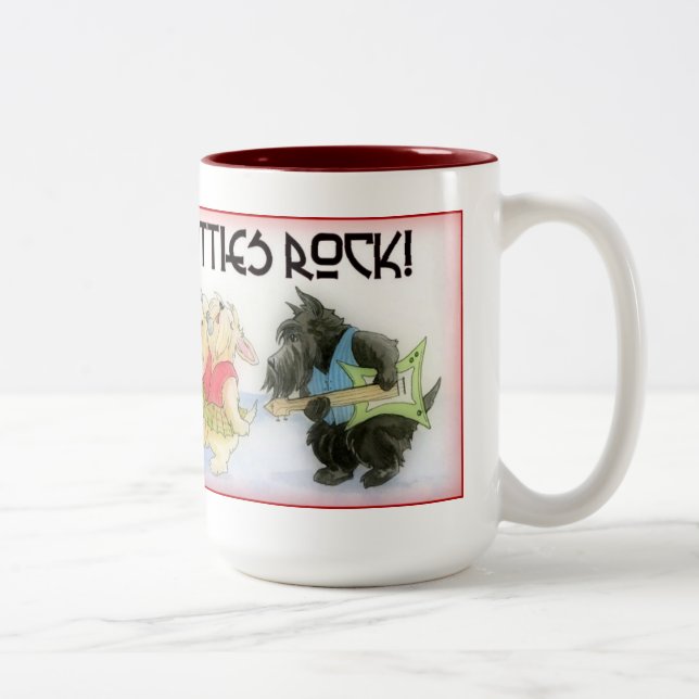 Tasse de café de roche de Scotties (Droit)