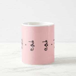 Tasse de café de rose d'hippocampe de Denslow