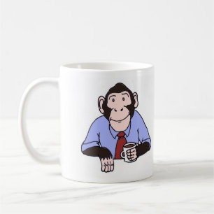 Tasse de café de singe