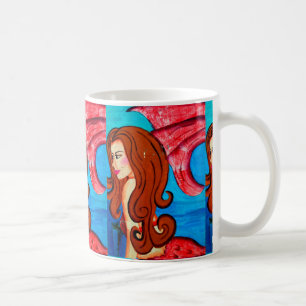 tasse de café de sirène de roux