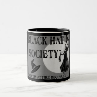 Tasse de café de société de casquette noir