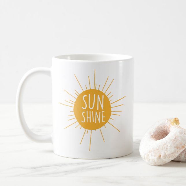 Tasse de café de soleil (Avec donut)