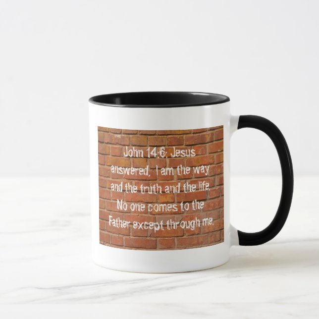 Tasse de café de sonnerie de mur de briques de (Droite)