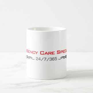 Tasse de café de spécialiste en soins d'urgence