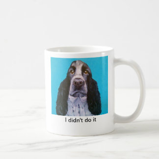 Tasse de café de springer spaniel