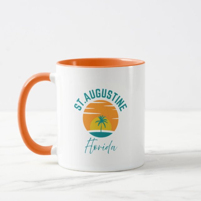 Tasse de café de St. Augustine Beach Floride (Gauche)