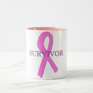 Tasse de café de survivant de cancer du sein