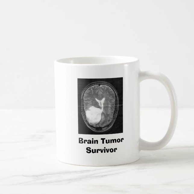 Tasse de café de survivant de tumeur cérébrale (Droite)