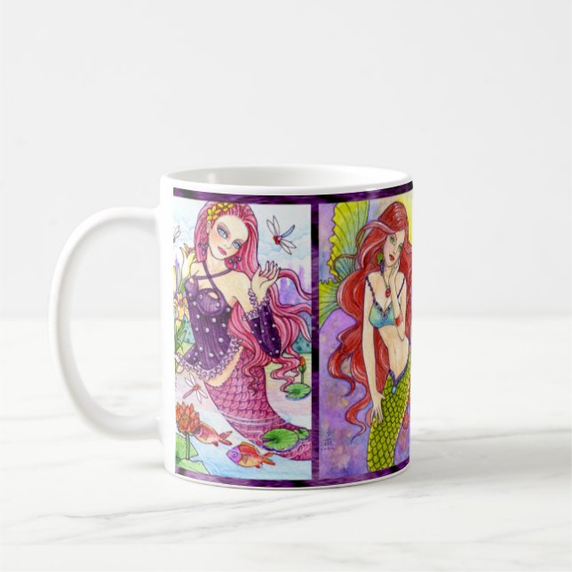 Tasse de café de thé de sirène par Ann Howard (Gauche)
