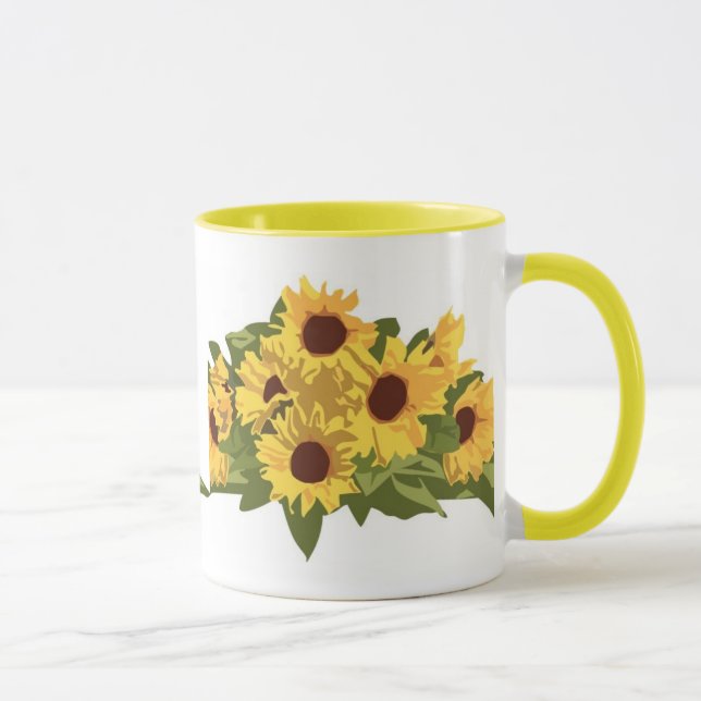 Tasse de café de tournesols de KRW (Droite)
