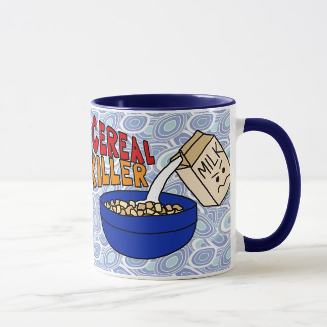 Tasse de café de tueur de céréale, carton fâché de (Droite)