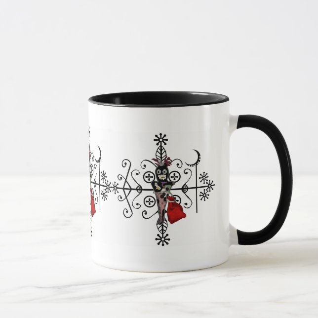 Tasse de café de Veve de poupée de vaudou de Legba (Droite)