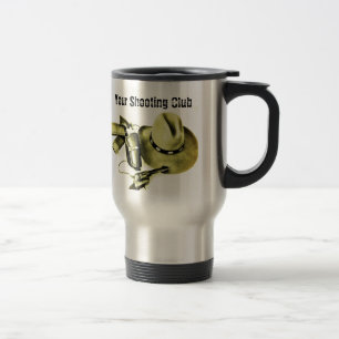 Tasse de café de voyage de vitesse de tir d'action