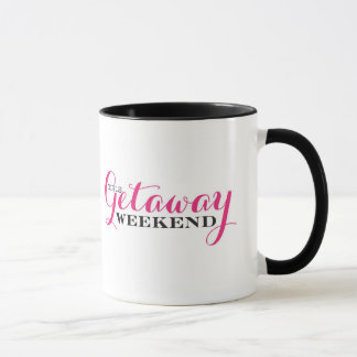 Tasse de café de week-end de fuite de filles