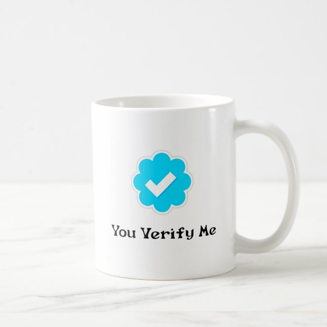 Tasse de café de #YouVerifyMe (Droite)