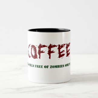 Tasse de café de zombi