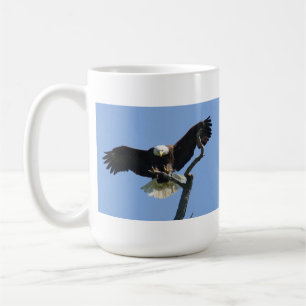 Tasse de café d'Eagle chauve