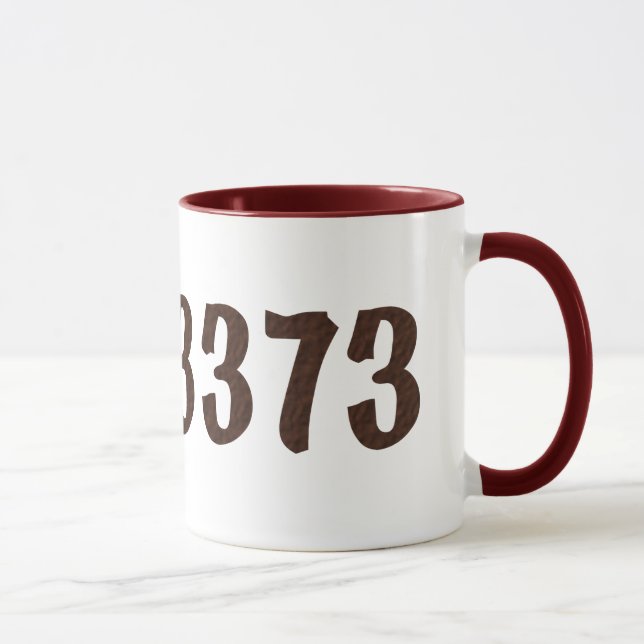 Tasse de café décimale de Dewey (Droite)