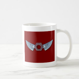 Tasse de café d'ecrou-papillon