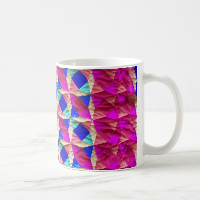 Tasse de café "d'édredon de patchwork" (Droite)