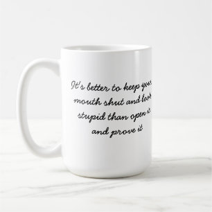 TASSE DE CAFÉ D'ÉNONCIATIONS DE COWBOY