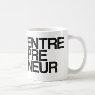 Tasse de café d'entrepreneur