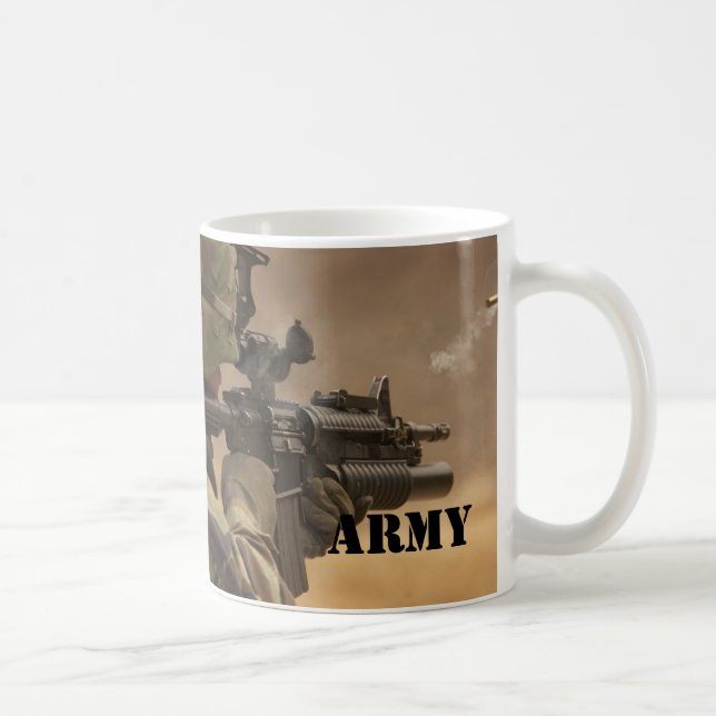 Tasse de café d'enveloppe de tireur d'ARMÉE (Droite)