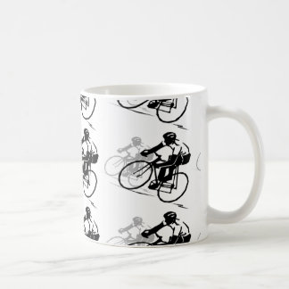 Tasse de café d'équitation de bicyclette