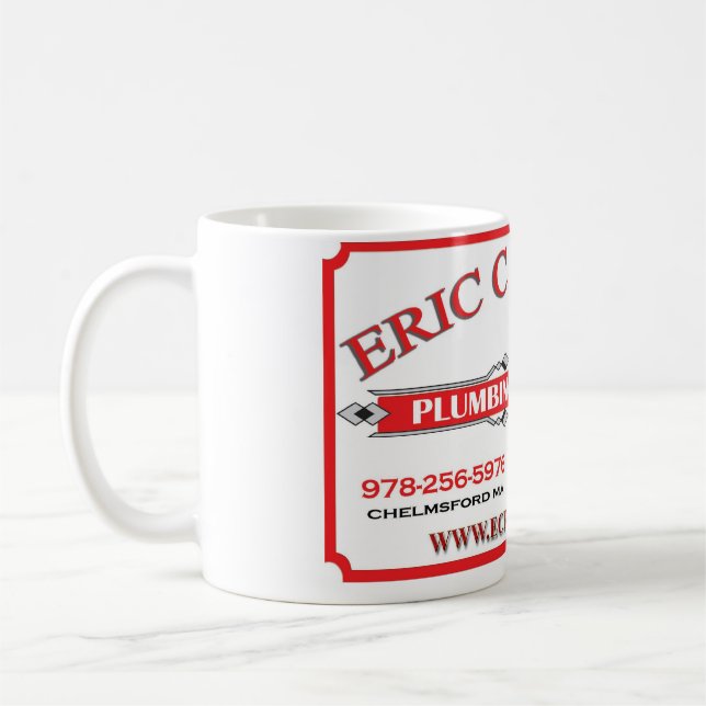 Tasse de café d'Éric C. Foster Plumbing et de (Gauche)