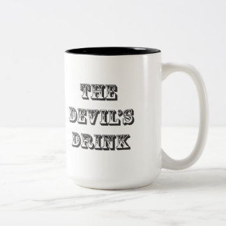 Tasse de café des boissons du diable d'épicerie