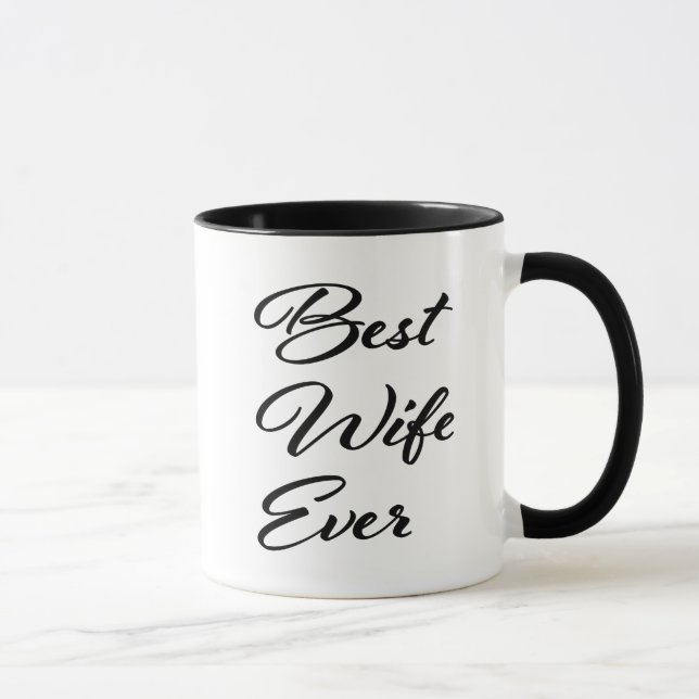 Tasse de café des meilleures femmes d'épouse (Droite)