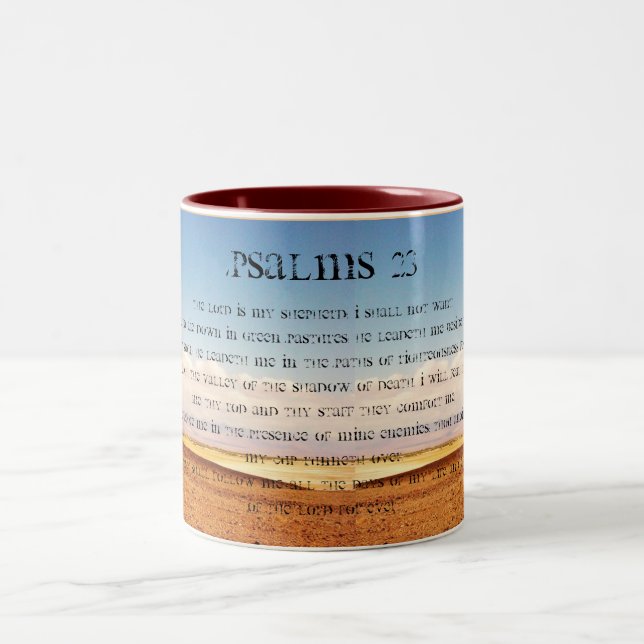 Tasse de café des psaumes 23 (Centre)