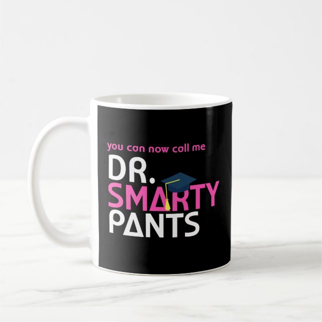 Tasse de café d'étudiant au doctorat de Dr. Smarty (Gauche)