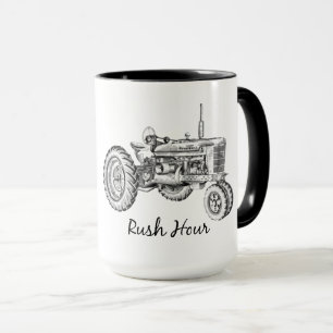Tasse de café d'heure de pointe
