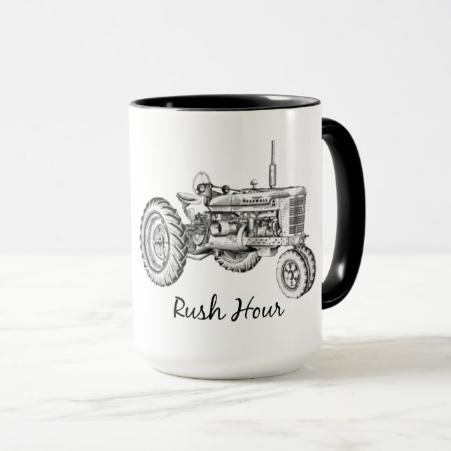 Tasse de café d'heure de pointe (Devant droit)