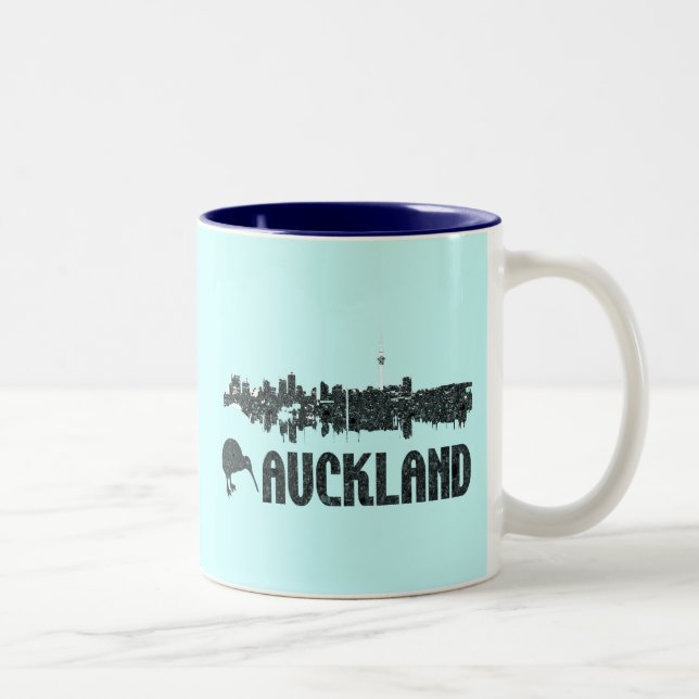 Tasse de café d'horizon d'Auckland Nouvelle (Droit)