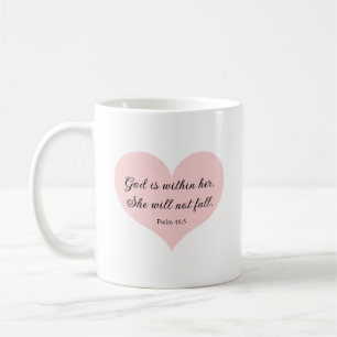 Tasse de café Dieu est en elle