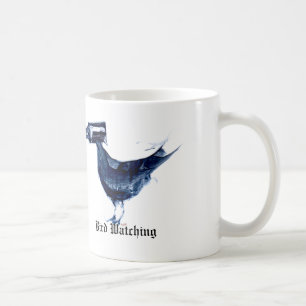 Tasse de café d'observation d'oiseau