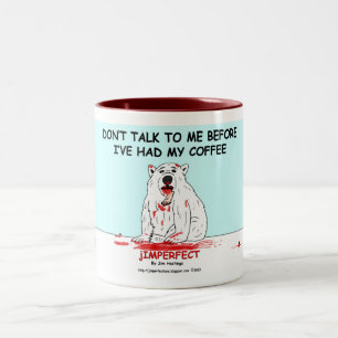 Tasse de café d'ours blanc