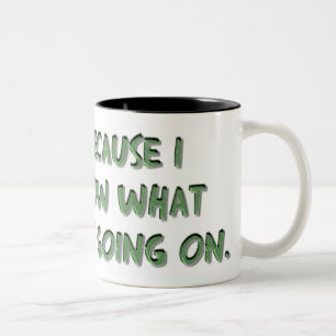 Tasse de café drôle avec l'énonciation