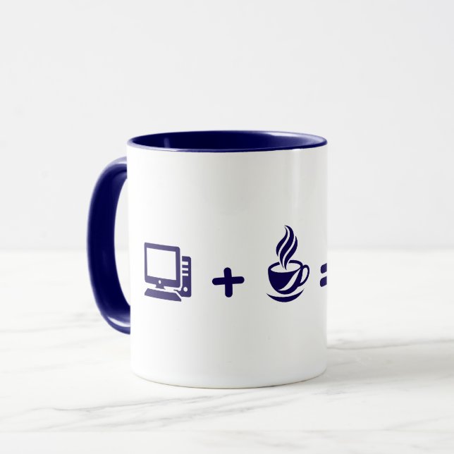 Tasse de café drôle de code de programmeur - Moteu (Devant gauche)