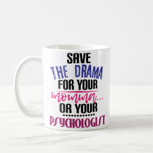 Tasse de café drôle de commandant psychiatre de