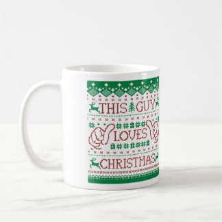 Tasse de café drôle de Noël