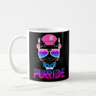 Tasse de café drôle de Purride de chat bisexuel de