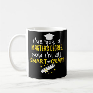 Tasse de café drôle d'obtention du diplôme de