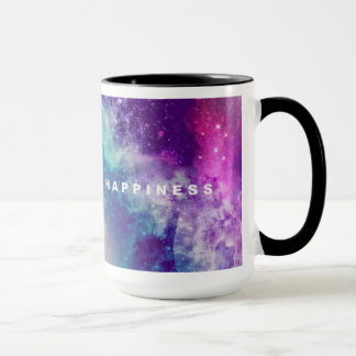 Tasse de café du bonheur 15oz de galaxie