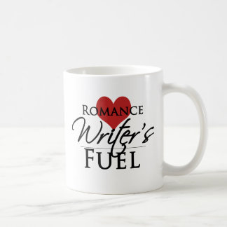 Tasse de café du carburant de l'auteur Romance