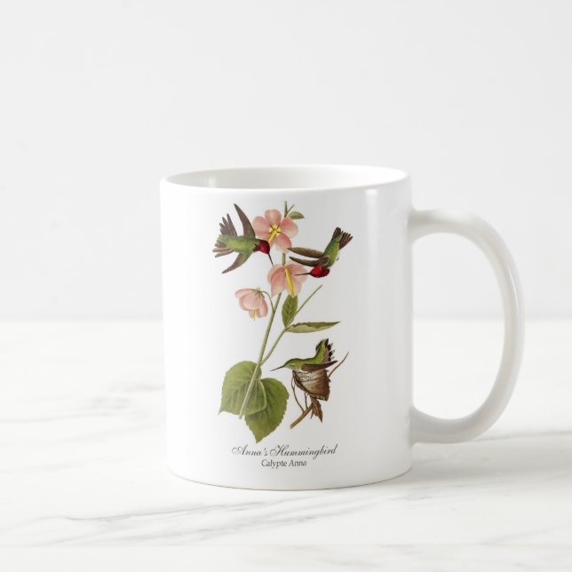 Tasse de café du colibri d'Anna (Droite)