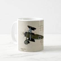 Tasse de café du combattant WWI du Fokker DR 1