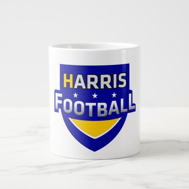 Tasse de café du football de Harris (Devant)